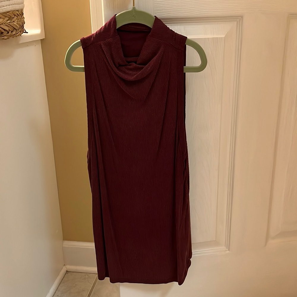 Womens tank. Medium, Maroon, from Me To We